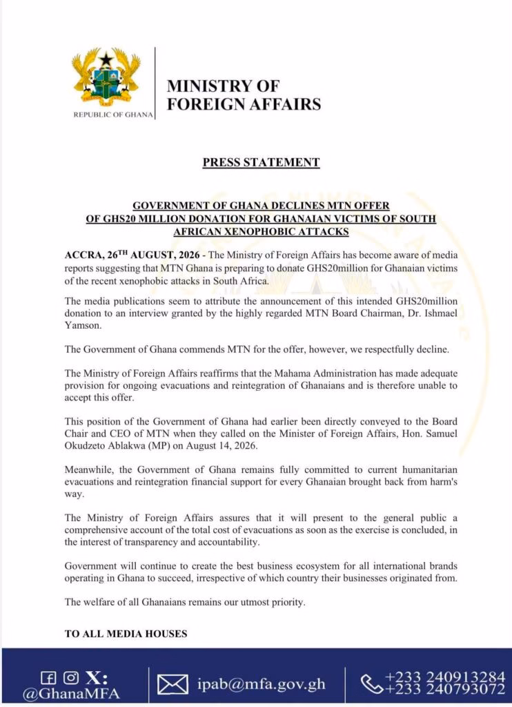 MTN Ghana GH¢20m donation